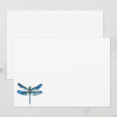 Blauwe limonade notitiekaartje (Voorkant / Achterkant)