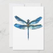 Blauwe limonade notitiekaartje (Voorkant)