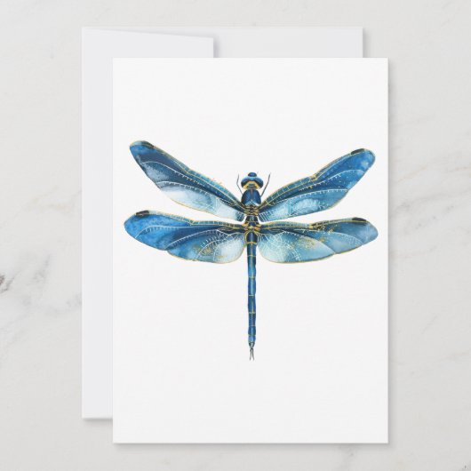 Blauwe limonade notitiekaartje (Voorkant)