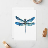 Blauwe limonade notitiekaartje (Voorkant / Achterkant in situ)