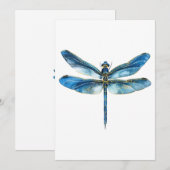 Blauwe limonade notitiekaartje (Voorkant / Achterkant)