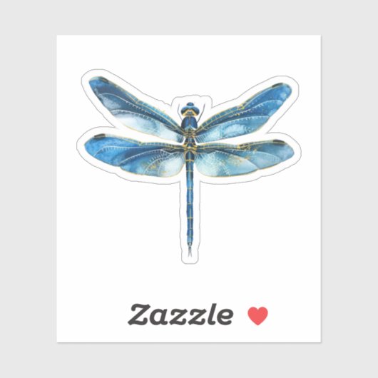 Blauwe limonade sticker (Vel)