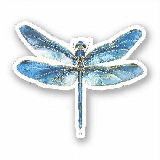 Blauwe limonade sticker (Voorkant)