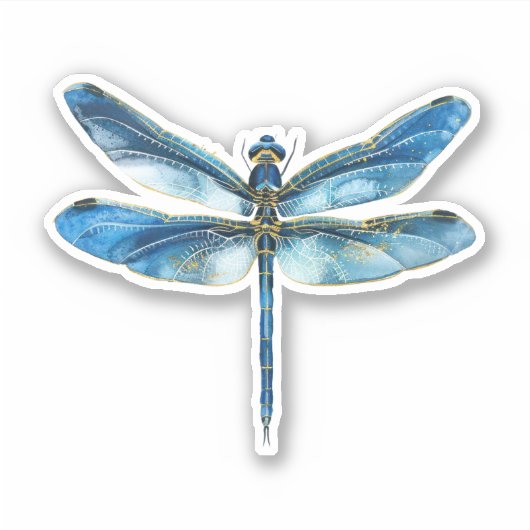 Blauwe limonade sticker (Voorkant)