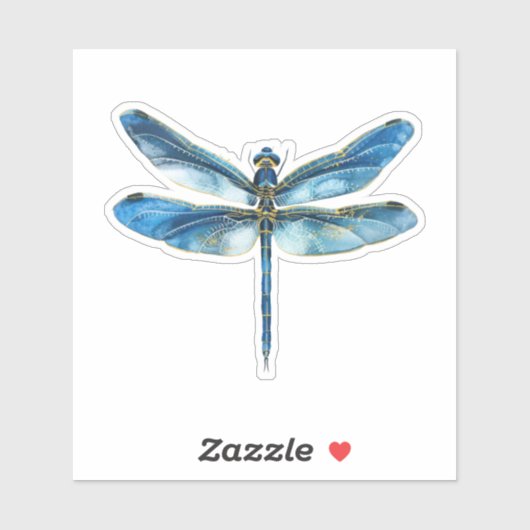 Blauwe limonade sticker (Vel)