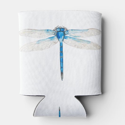  blauwe limonade waterverf blikjeskoeler (Achterkant)