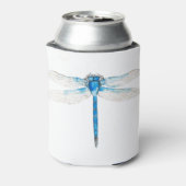  blauwe limonade waterverf blikjeskoeler (Blikje Achterkant)