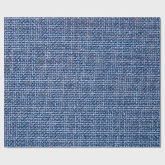 Blauwe linnen textuur camouflage fotoachtergrond. cadeaupapier (Vlak)