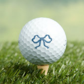 Blauwe Lint Boog Golfballen (Insitu Shirt)