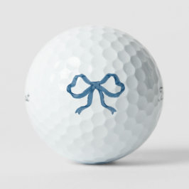 Blauwe Lint Boog Golfballen