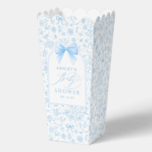 Blauwe Lint Cute Whimsical Chinees Baby Shower Bedankdoosjes