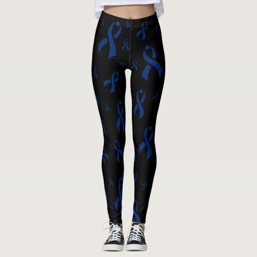 Blauwe linten...RA Leggings (Voorkant)