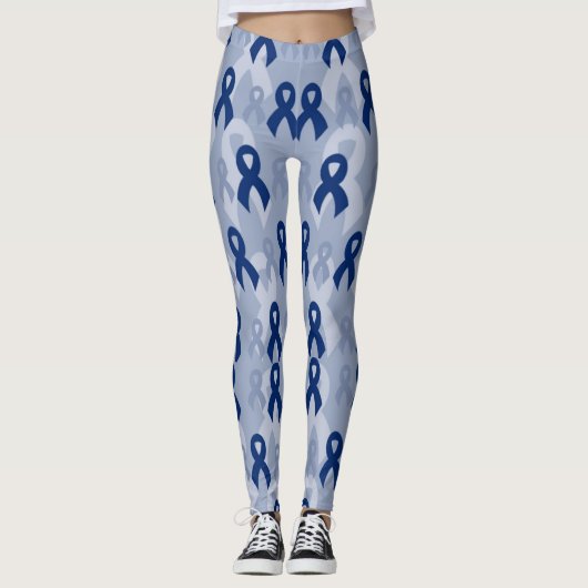 Blauwe linten...RA Leggings (Voorkant)