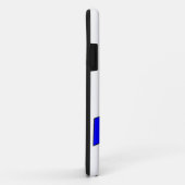 Blauwe linttekening Case-Mate iPhone case (Achterkant/rechts)