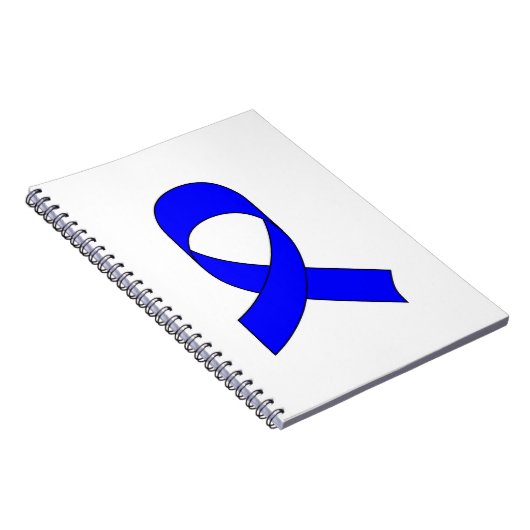 Blauwe linttekening notitieboek (Rechterzijde)