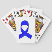 Blauwe linttekening speelkaarten (Achterkant)