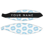 Blauwe lippen, kus, lippenstift, Jouw naam, person Basketbal (Panelen)