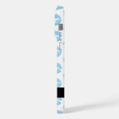 Blauwe lippen, kus, lippenstift, Jouw naam, person iPhone Hoesje (Linkerkant)