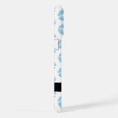 Blauwe lippen, kus, lippenstift, Jouw naam, person iPhone Hoesje (Rechterkant)