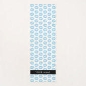 Blauwe lippen, kus, lippenstift, Jouw naam, person Yogamat (Voorkant)