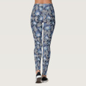 Blauwe lippen leggings (Achterkant)