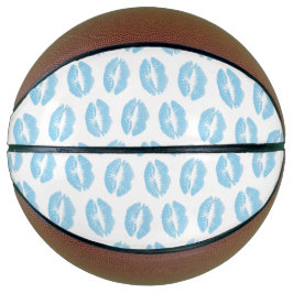 Blauwe Lippen, Lippenpatroon, Blauwe Lippenstift,  Basketbal