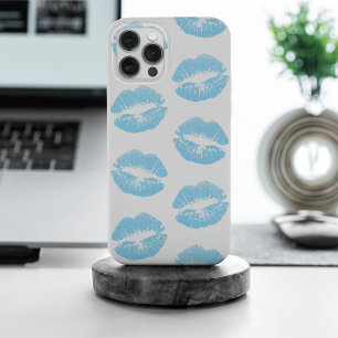 Blauwe Lippen, Lippenpatroon, Blauwe Lippenstift,  iPhone 15 Pro Max Hoesje