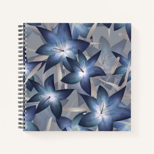 Blauwe lippen notitieboek (Voorkant)