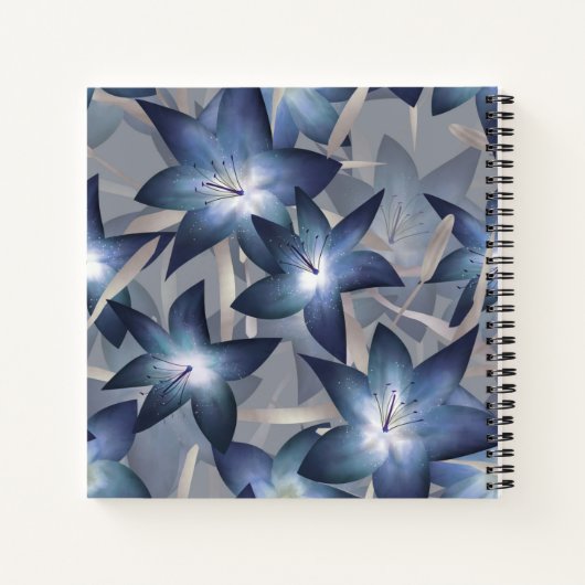 Blauwe lippen notitieboek (Achterkant)