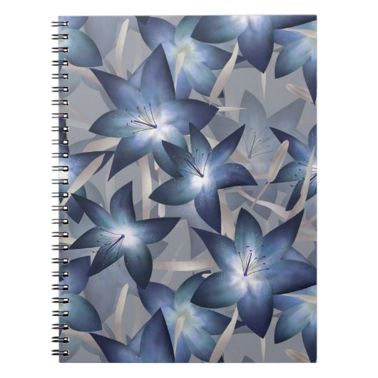 Blauwe lippen notitieboek (Voorkant)
