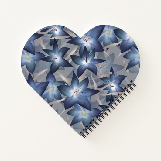 Blauwe lippen notitieboek (Achterkant)