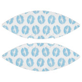 Blauwe lippen, patroon van lippen, blauwe lippenst american football (Panelen)