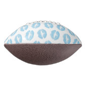 Blauwe lippen, patroon van lippen, blauwe lippenst american football (Gedraaid 90)
