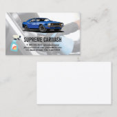 Blauwe Logo | Automatisch gegevens binnenland Visitekaartje (Voorkant / Achterkant)