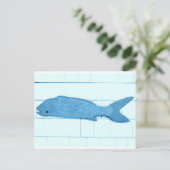 blauwe logo briefkaart (Staand voorkant)