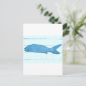 blauwe logo briefkaart (Staand voorkant)