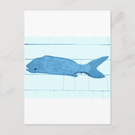 blauwe logo briefkaart (Voorkant)