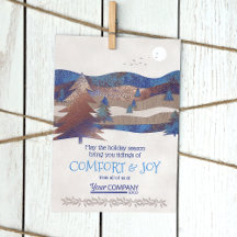 Blauwe Logo, bruin, Aqua Rustic Vakkaarten