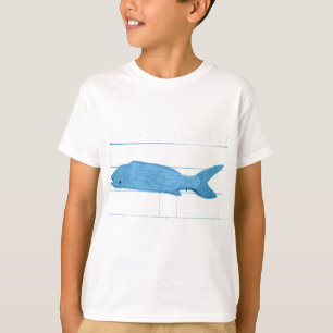 blauwe logo t-shirt