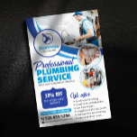 Blauwe loodgietersservice reparatie loodgietersaan flyer<br><div class="desc">Dit opvallende en professionele flyer-ontwerp is perfect voor loodgieters die nieuwe klanten willen aantrekken en leads willen genereren. Met gedurfde kleuren, afbeeldingen van hoge kwaliteit en een overtuigend aanbod, toont deze flyer effectief de expertise en betrouwbaarheid van uw loodgietersbedrijf. Het benadrukt uw uitgebreide diensten, een royale korting en duidelijke contactgegevens,...</div>