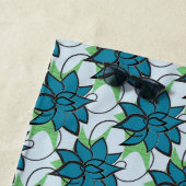 Blauwe Lotus Bloem Strandlaken (In situ)