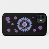Blauwe lotus Case-Mate iPhone hoesje (Achterkant (horizontaal))
