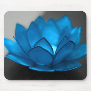 Blauwe Lotus Flower Muismat