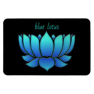 blauwe lotus - magneet