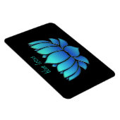 blauwe lotus - magneet (Rechterzijde)