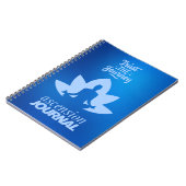 Blauwe Lotus Meditator – Ascension Journal Notitieboek (Linkerzijde)