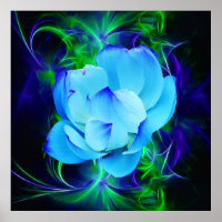 Blauwe lotusbloem en betekenis ervan