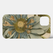 Blauwe Lotusbloem op Tane achtergrond met tekst Case-Mate iPhone Case (Achterkant (horizontaal))