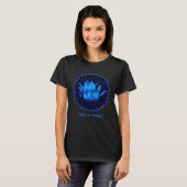 Blauwe Lotusbloem Persoonlijk  T-shirt (Voorkant volledig)