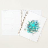 Blauwe lotusbloem planner (Display)